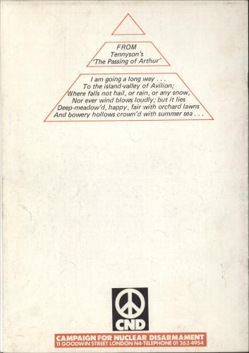 Glastonbury 1981 CND Festival tour programme UK G-FTRCN778699