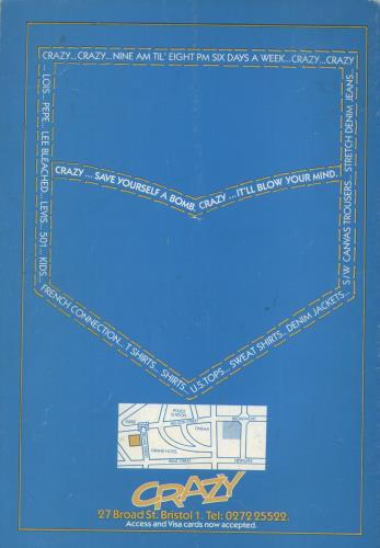 Glastonbury 1984 Festival tour programme UK G-FTRFE778703