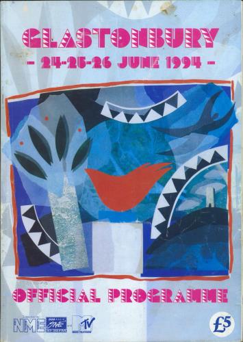 Glastonbury 1994 Festival tour programme UK G-FTRFE778698