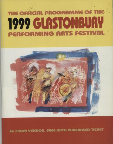 Glastonbury 1999 Festival tour programme UK G-FTRFE683203