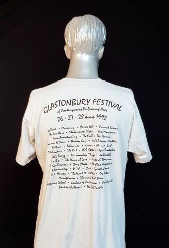 Glastonbury Glastonbury Fesitval 1992 t-shirt UK G-FTSGL696552
