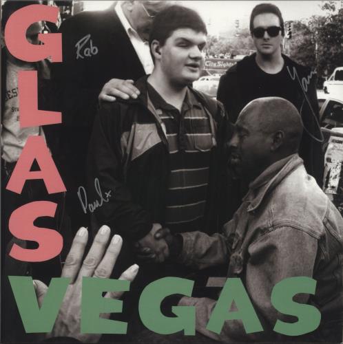 Glasvegas Godspeed - Pink Vinyl - Autographed vinyl LP album (LP record) UK GF-LPGO875061