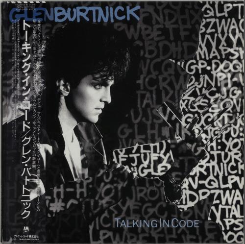 Glen Burtnick Talking In Code + Obi vinyl LP album (LP record) Japanese GTNLPTA649158