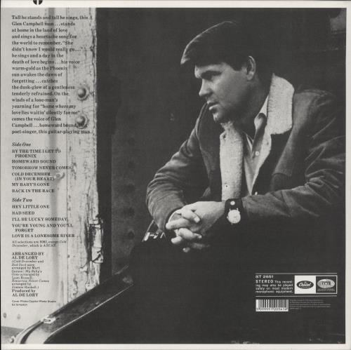 Glen Campbell By The Time I Get To Phoenix - 180gm Vinyl vinyl LP album (LP record) Hong Kong GLCLPBY867022