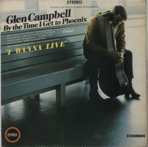 Glen Campbell I Wanna Live vinyl LP album (LP record) UK GLCLPIW664936