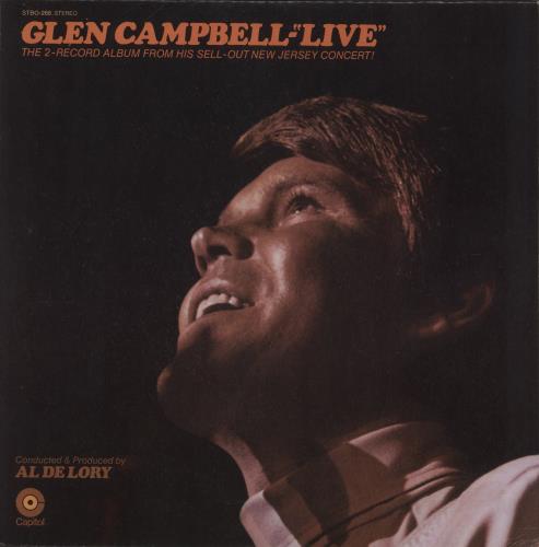 Glen Campbell Live 2-LP vinyl record set (Double LP Album) US GLC2LLI887976