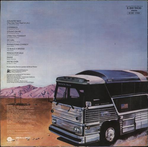 Glen Campbell Rhinestone Cowboy vinyl LP album (LP record) UK GLCLPRH449285