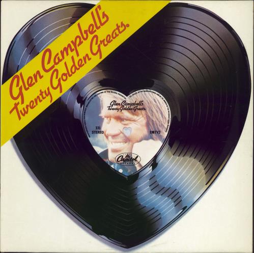 Glen Campbell Twenty Golden Greats vinyl LP album (LP record) UK GLCLPTW774816