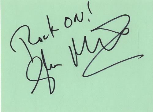 Glen Matlock Page From An Autograph Book memorabilia UK GMKMMPA602183