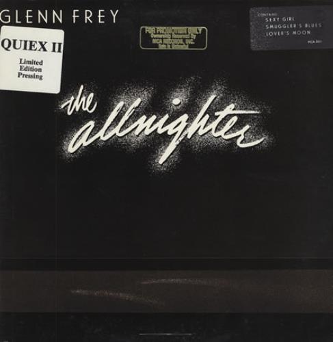 Glenn Frey The Allnighter vinyl LP album (LP record) US GLNLPTH360474