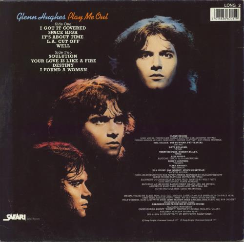 Glenn Hughes Play Me Out vinyl LP album (LP record) UK GLHLPPL792146