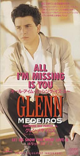 Glenn Medeiros All I'm Missing Is You 3" CD single (CD3) Japanese GMAC3AL308557
