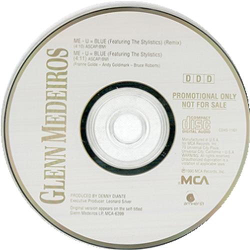 Glenn Medeiros Me-U=Blue CD single (CD5 / 5") US GMAC5ME425216