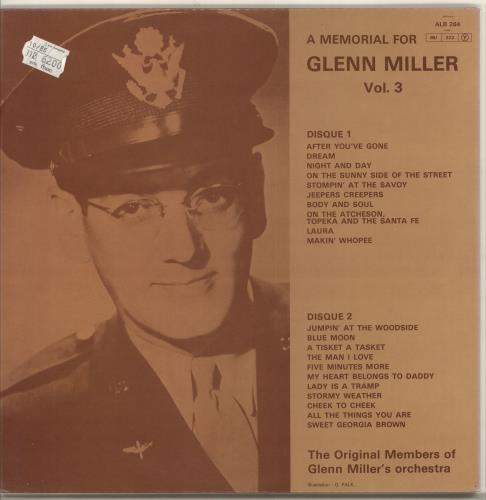 Glenn Miller A Memorial For Glenn Miller Vol. 3 2-LP vinyl record set (Double LP Album) French GME2LAM726135