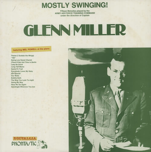 Glenn Miller Mostly Swinging! vinyl LP album (LP record) Swedish GMELPMO566681