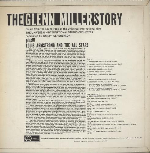 Glenn Miller The Glenn Miller Story vinyl LP album (LP record) UK GMELPTH363400