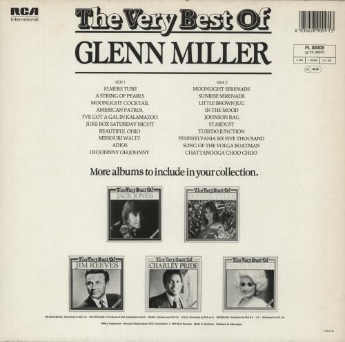 Glenn Miller The Very Best Of Glenn Miller vinyl LP album (LP record) German GMELPTH554729