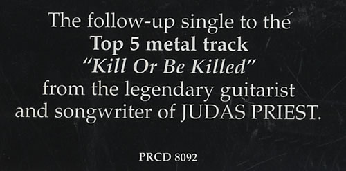 Glenn Tipton Enter The Storm CD single (CD5 / 5") US GTPC5EN86775