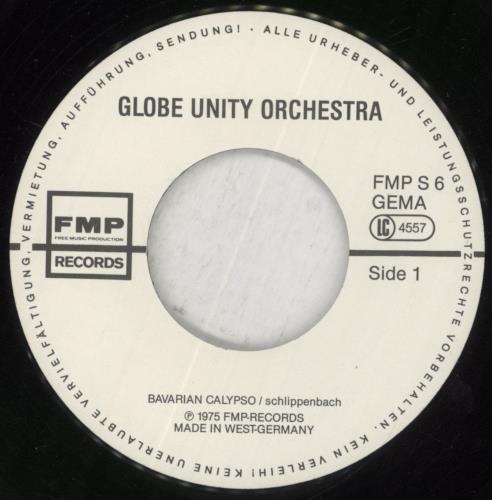 Globe Unity Bavarian Calypso / Good Bye 7" vinyl single (7 inch record / 45) German G0Q07BA852810