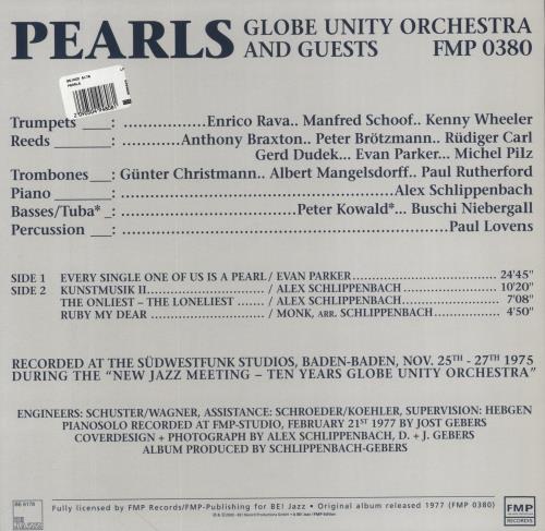Globe Unity Pearls vinyl LP album (LP record) German G0QLPPE854168