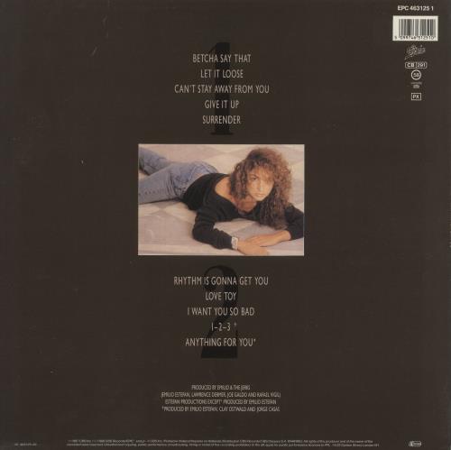 Gloria Estefan Anything For You - Stickered vinyl LP album (LP record) UK ESTLPAN686111