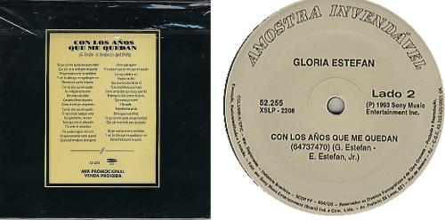 Gloria Estefan Con Los A�os Que Me Quedan 12" vinyl single (12 inch record / Maxi-single) Brazilian EST12CO348333