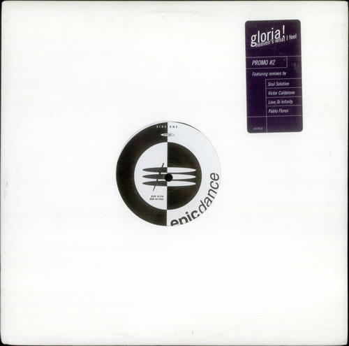 Gloria Estefan Heaven's What I Feel - Promo #2 12" vinyl single (12 inch record / Maxi-single) US EST12HE115847