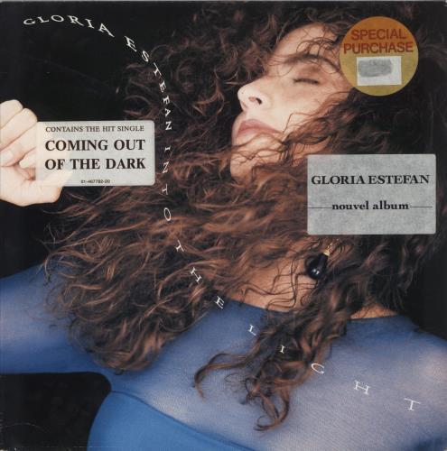 Gloria Estefan Into The Light - Double Hype Sticker vinyl LP album (LP record) Dutch ESTLPIN873447