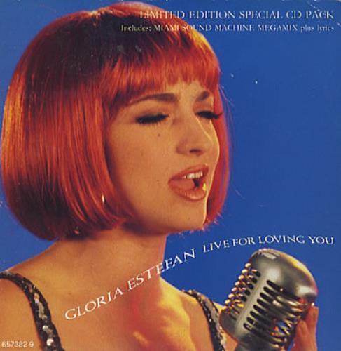 Gloria Estefan Live For Loving You 2-CD single set (Double CD single) UK EST2SLI351441