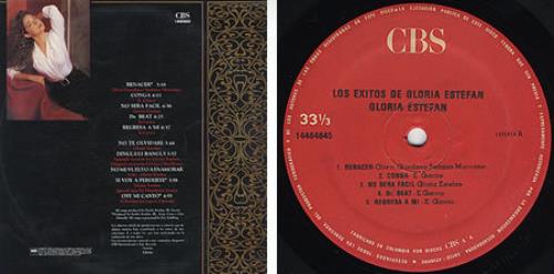 Gloria Estefan Los Exitos De Gloria Estefan vinyl LP album (LP record) Colombian ESTLPLO237571