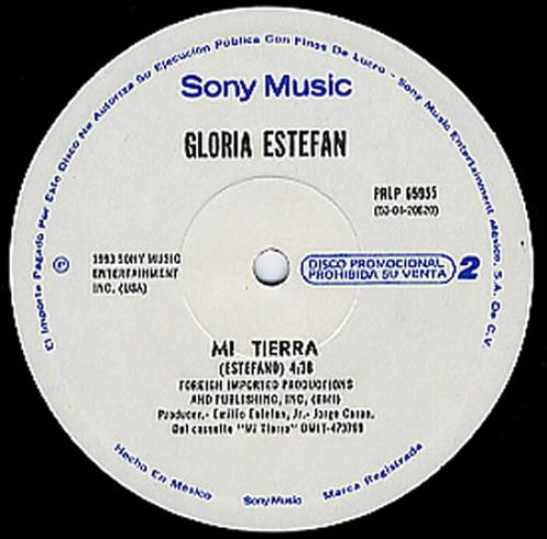 Gloria Estefan Mi Terra 12" vinyl single (12 inch record / Maxi-single) Mexican EST12MI160109
