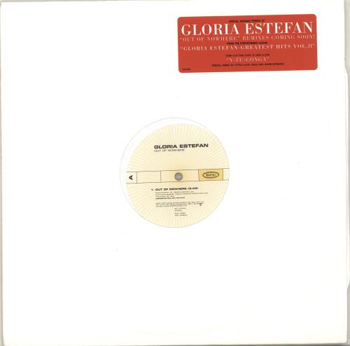 Gloria Estefan Out Of Nowhere 12" vinyl single (12 inch record / Maxi-single) US EST12OU179109