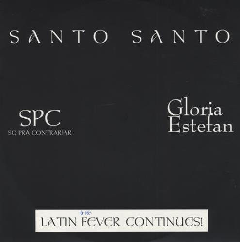 Gloria Estefan Santo Santo 12" vinyl single (12 inch record / Maxi-single) UK EST12SA146909
