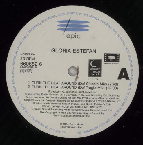Gloria Estefan Turn The Beat Around 12" vinyl single (12 inch record / Maxi-single) German EST12TU32721