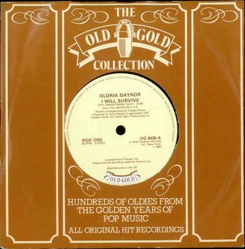 Gloria Gaynor I Will Survive 7" vinyl single (7 inch record / 45) UK GLG07IW518118