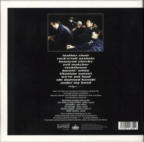 Gluecifer Ridin' The Tiger vinyl LP album (LP record) Swedish -X1LPRI886328