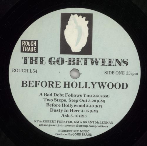 Go-Betweens Before Hollywood vinyl LP album (LP record) German TGBLPBE874279