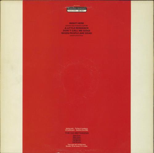 Go-Betweens Right Here 12" vinyl single (12 inch record / Maxi-single) UK TGB12RI815738