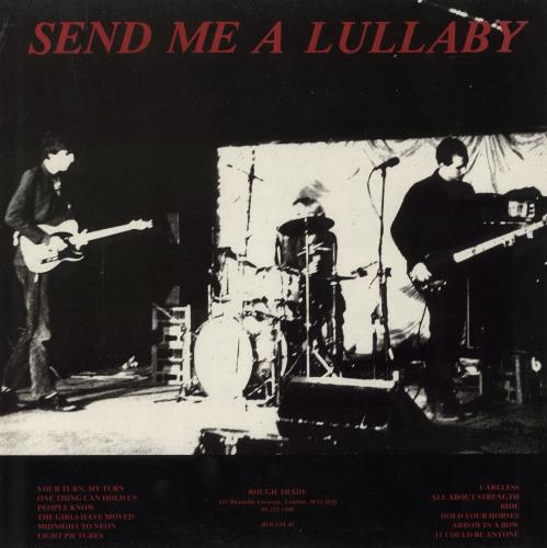 Go-Betweens Send Me A Lullaby - EX vinyl LP album (LP record) UK TGBLPSE879796