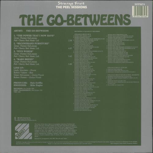 Go-Betweens The Peel Sessions 12" vinyl single (12 inch record / Maxi-single) UK TGB12TH358959