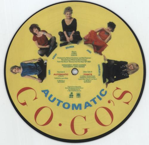 Go-Go's Automatic 7" vinyl picture disc (7 inch picture disc single) UK GOG7PAU13047
