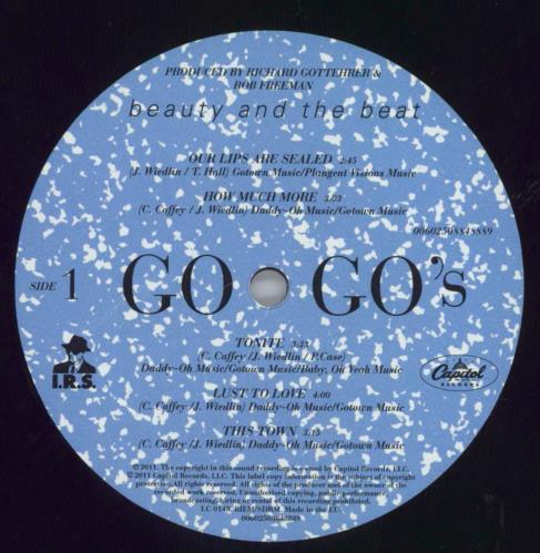 Go-Go's Beauty And The Beat - 180 Gram Black Vinyl - Sealed vinyl LP album (LP record) UK GOGLPBE819867