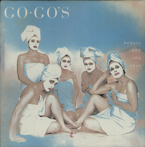 Go-Go's Beauty And The Beat - Promo Stamped vinyl LP album (LP record) UK GOGLPBE586626