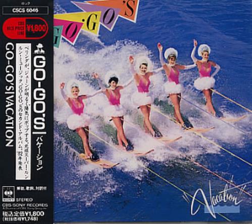 Go-Go's Vacation CD album (CDLP) Japanese GOGCDVA321077