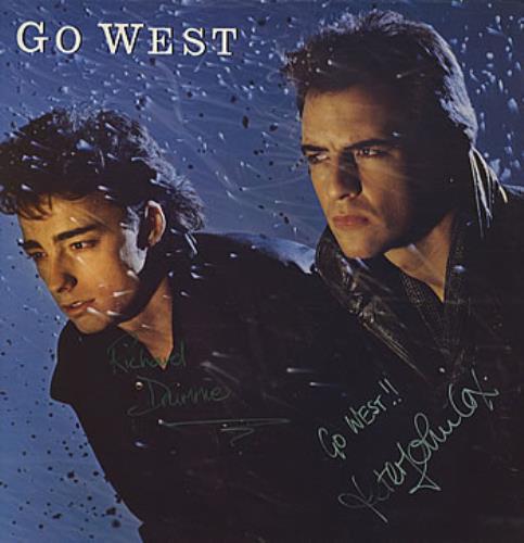 Go West Go West - Autographed! vinyl LP album (LP record) UK GOWLPGO310863