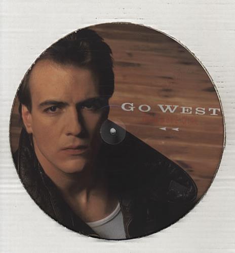 Go West Goodbye Girl + Printed PVC 12" vinyl picture disc (12 inch picture record) UK GOW2PGO09802
