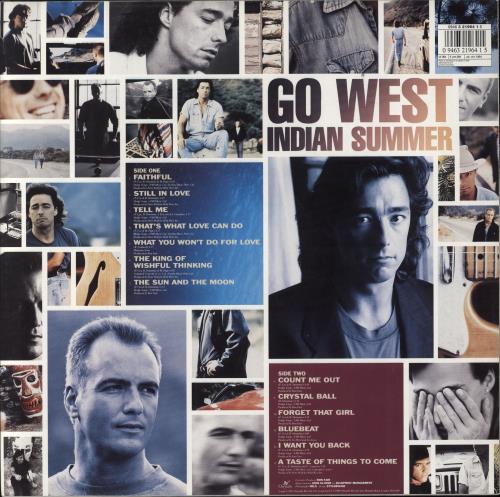 Go West Indian Summer vinyl LP album (LP record) UK GOWLPIN793404