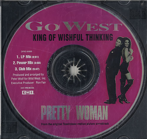 Go West King Of Wishful Thinking CD single (CD5 / 5") US GOWC5KI82939