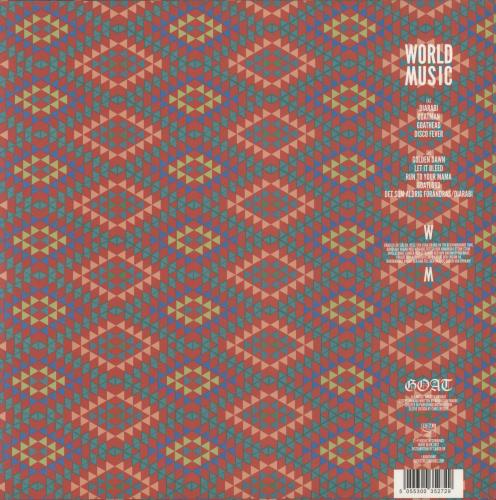 Goat (Swedish) World Music - Transparent Blue With Violet Blob Vinyl vinyl LP album (LP record) UK QZALPWO867270