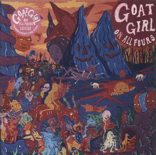 Goat Girl On All Fours - Pink vinyl - Sealed 2-LP vinyl record set (Double LP Album) UK 2UA2LON878273